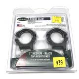 Weaver Grand Slam 1" medium scope rings, 49302