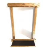 L.L. Bean wooden rod display, 27" W x 41" H -