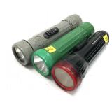 Lot, 3 vintage flashlights ,  2 Winchester,