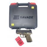 Savage Stance MC9 FDE-9mm Semi-Auto Pistol, 3.2"