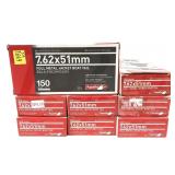 x8- Boxes of 7.62 x 51mm FMJ BT Aquila