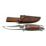 Chippaway Cutlery hunting knife with leather