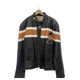 Harley Davidson leather jacket -no size on inside
