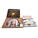 Lot, 3 hard cover books: "Native Americans
