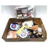 Lot, assorted archery parts and accessories