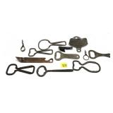 Lot, assorted vintage bottle openers, 15 pcs.