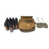 Lot, Tri-Flow lubrication, 13 bottles and suede