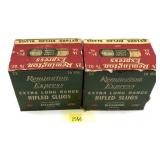 Lot, 2 vintage boxes Remington 16 Ga. slugs, 50