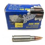 Silver Bear .308 WIN 145-grain bimetal FMJ