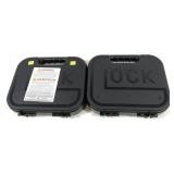 Lot, 2 Glock handgun cases for Model 42 and 43