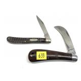 Lot, 2 Case folding knives includes Case 61048