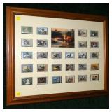 Frame of 26 Duck Stamps, frame size: