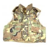 Camouflage flak jacket