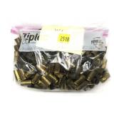 Bag of 9mm brass marked 260 pcs.