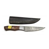 Handmade custom Damascus steel knife with