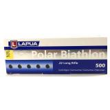 Case of 500 .22 LR Lapua Polar Biathlon