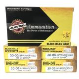 x5- Boxes of .30-06 SPRG 155-grain Black Hills