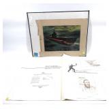 Lot, "Pride of the Fleet" print and 2-Bradley