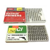 Lot, primers: CCI No. 300 large pistol primers,