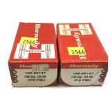 Lot, 2 Hornady 7.62 Cal. 123-grain bullets, full