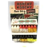Vintage Hoochy Koochy plastic tails cardboard