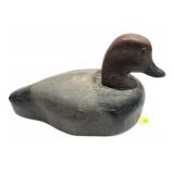 Early canvasback wooden carved decoy