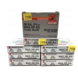 Lot, 8 boxes Winchester 20 Ga. 2 3/4" rifled HP