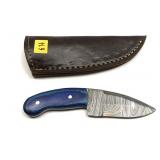 Handmade custom Damascus steel knife with