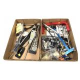 Large lot of assorted archery parts/accessories