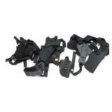 Lot, 4 holsters (3-shoulder) including Uncle