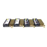 Lot, 4 boxes Fiocchi 9mm Luger cartridges, 50