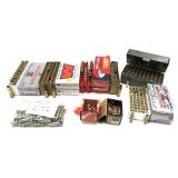 Lot, assorted brass and bullets includes: .250