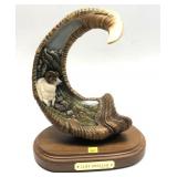 "Cliff Dweller" decorative carved horn, 647/2500,