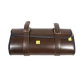Leather roll storage bag