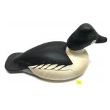 Dick Hollis wooden carved decoy signed and dated