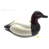 Canvasback wooden carved decoy marked