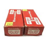 Lot, 2 Hornady .348 Cal. 200-grain bullets, full