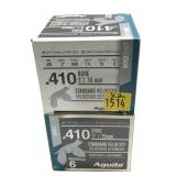 x2- Boxes of .410 Ga. 3" #6 shot Aguila shotgun