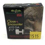 Box of .410 Ga. 2 1/3" Brenneke rifled slugs, 5