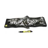 Fish plaque, 19" overall length