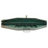 Metal fishing/tackle case, approx. 32" L