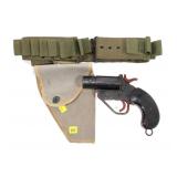 British WWII Molins No. 2 NK5 Flare Pistol, 3.5"