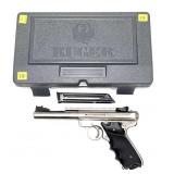 Ruger Mark II Target Stainless -.22 LR. Semi-Auto