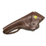 Leather holster marked US
