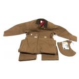 Lot, Carhartt 46R overalls with Carhartt lined