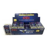 Case of 500 CCI .22 LR hollow point Stingers,
