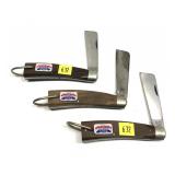 Lot, 3 Schrade 163 folding knives