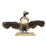 Wood carved Ruffled Grouse marked G. Blanchard,
