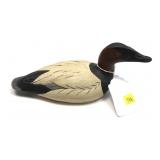Canvasback mini duck decoy signed Don Strader