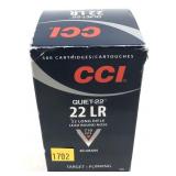 Brick of 500 CCI .22 LR Quit-22 cartridges,
